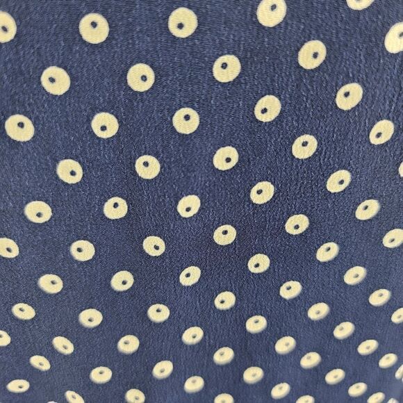 Vintage 80s navy polka dot summer dress - Picture 7 of 9